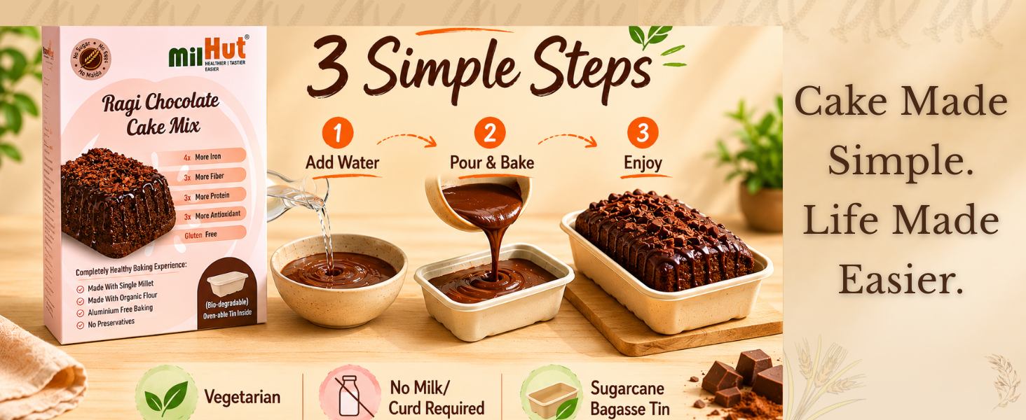 Cake Mix in just 3 steps