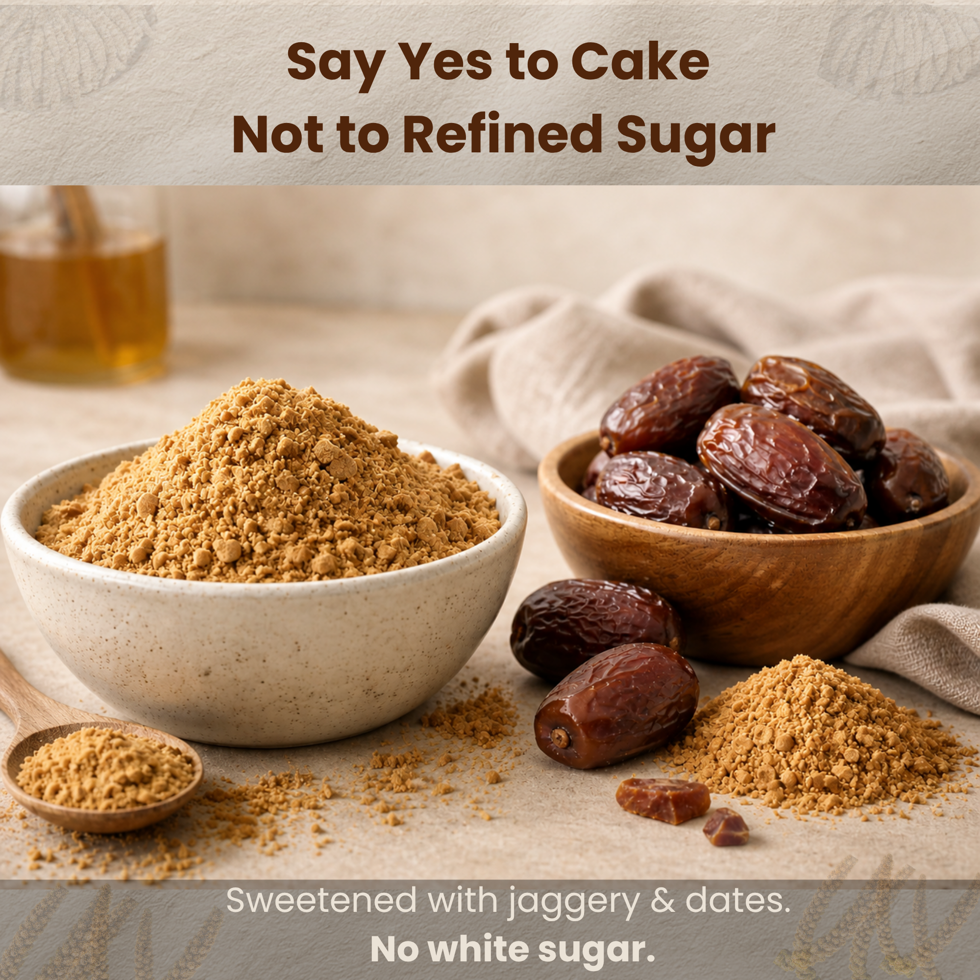 MilHut Ragi Chocolate Cake Mix 350g | Just Add Water Millet Cake Premix | Eggless Gluten Free | No Maida No Sugar | Jaggery & Dates | No Oil Milk Curd Needed | Baking Tin Included | Makes 500g Cake - Image 7