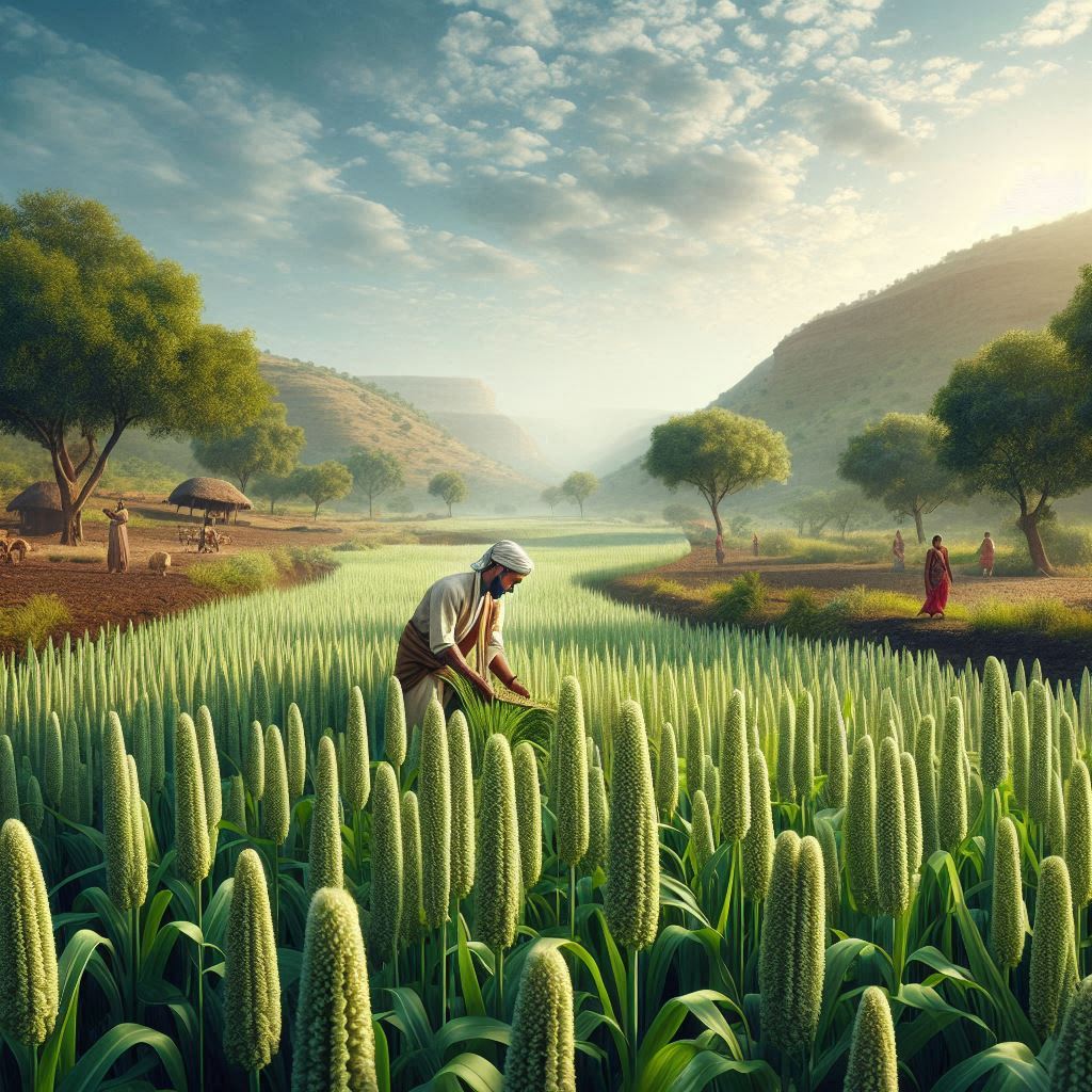 Organic grown Dang's millet