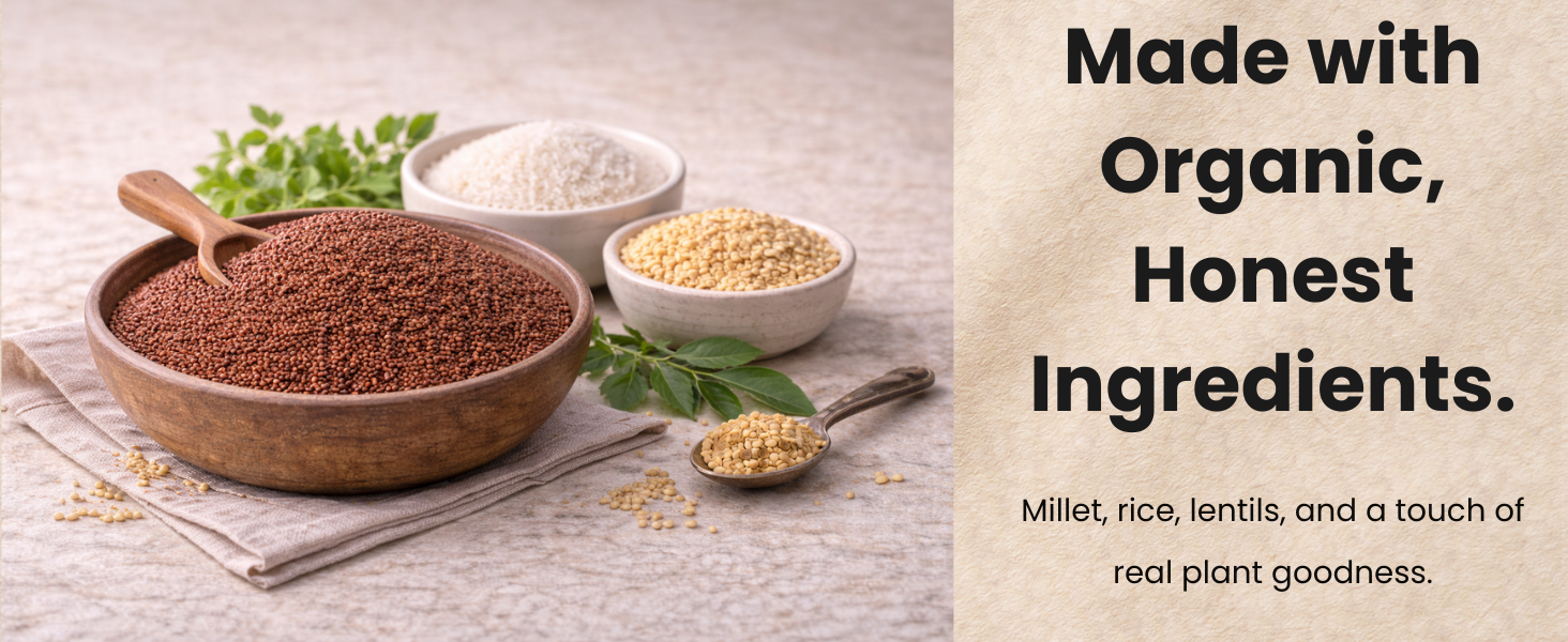 Millets, urad,rice for fluffy millet idlis