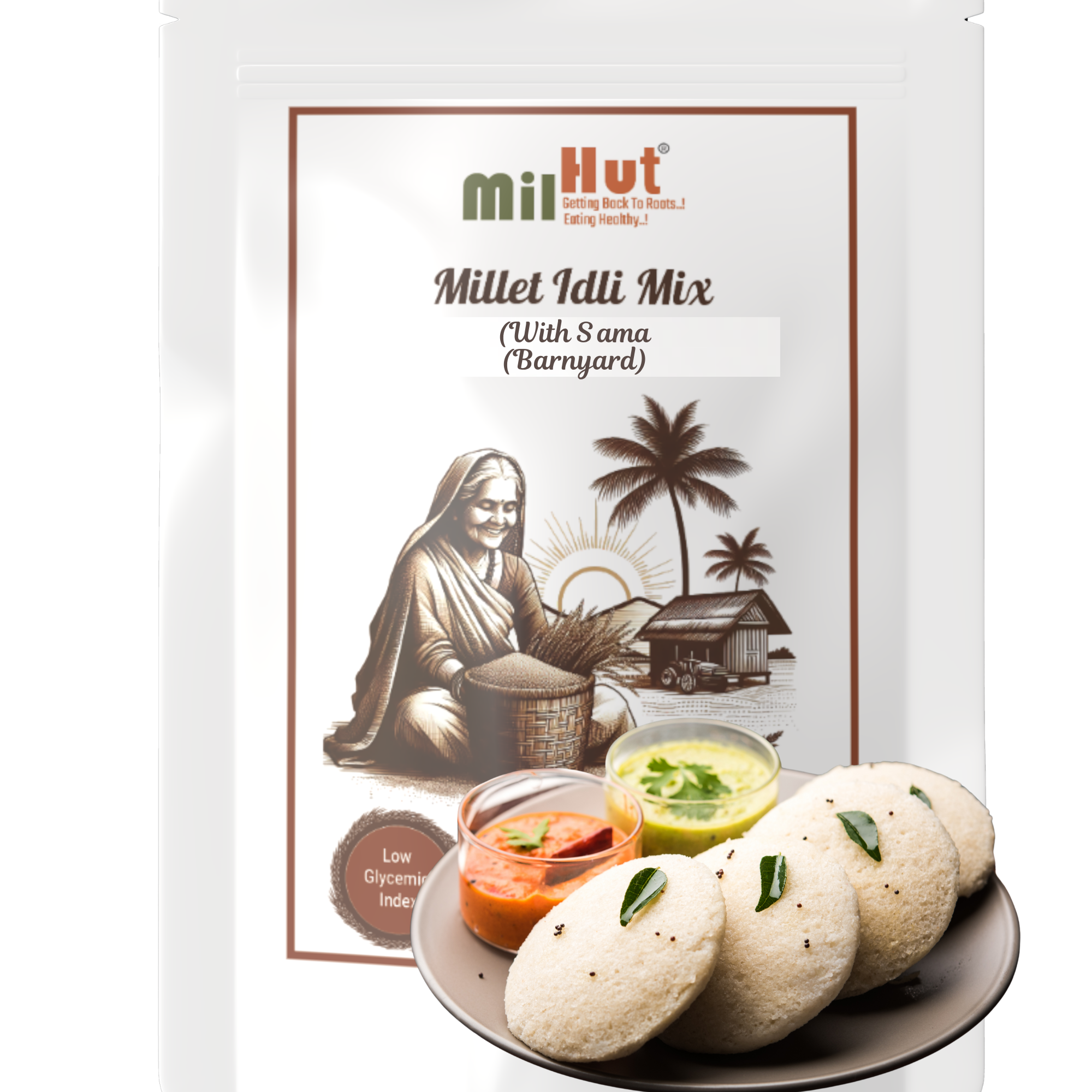 Millet idlis - Sama