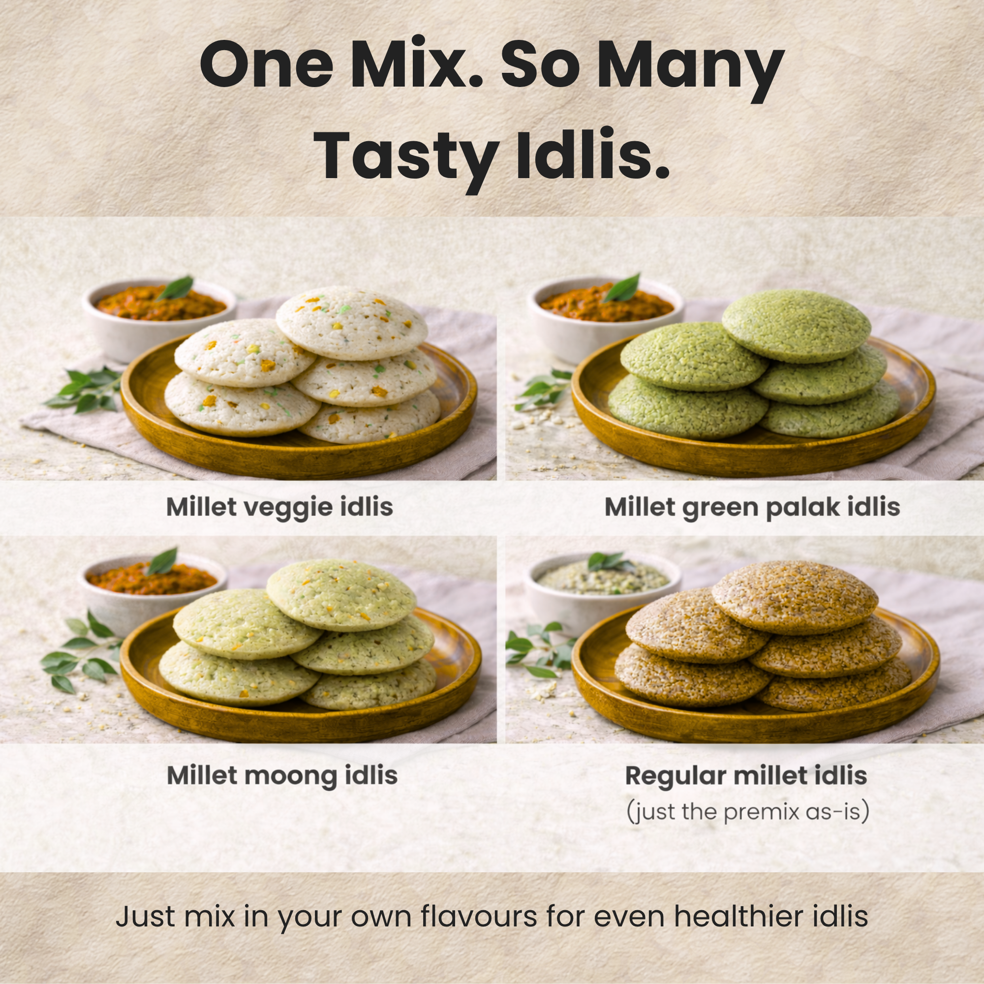 One millet idli mix Plenty option