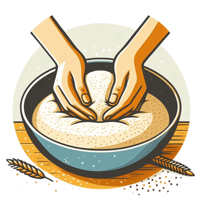 flour kneading