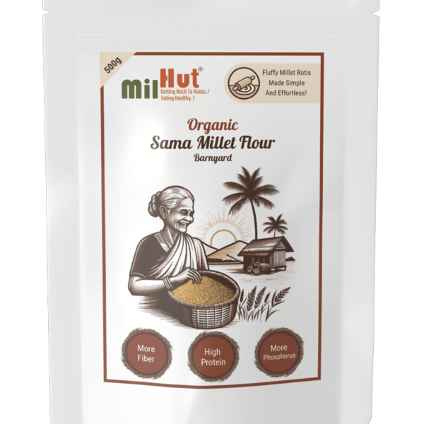 Organic Sama Millet Flour – Stone-Milled Barnyard Millet
