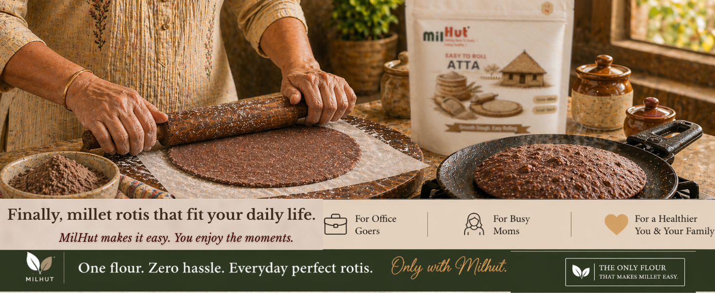 Easy to roll Millet flour