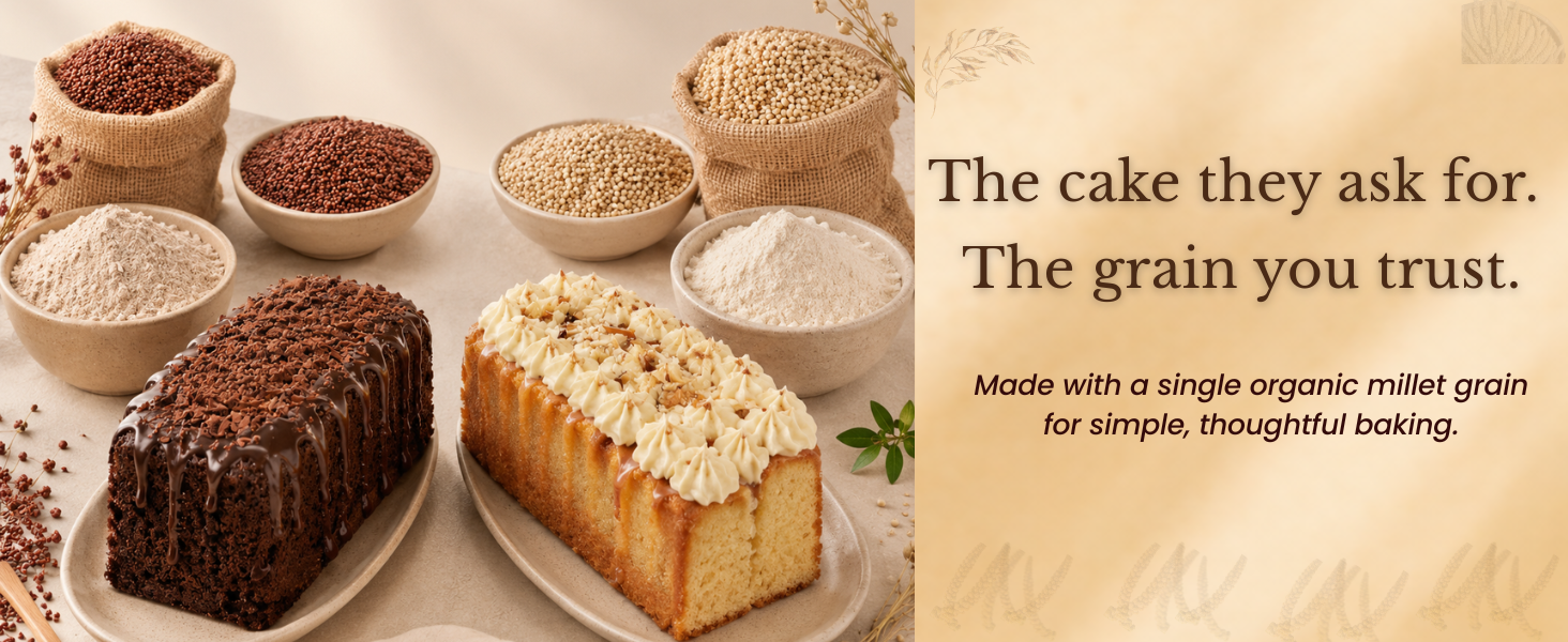 Single grain cake mix