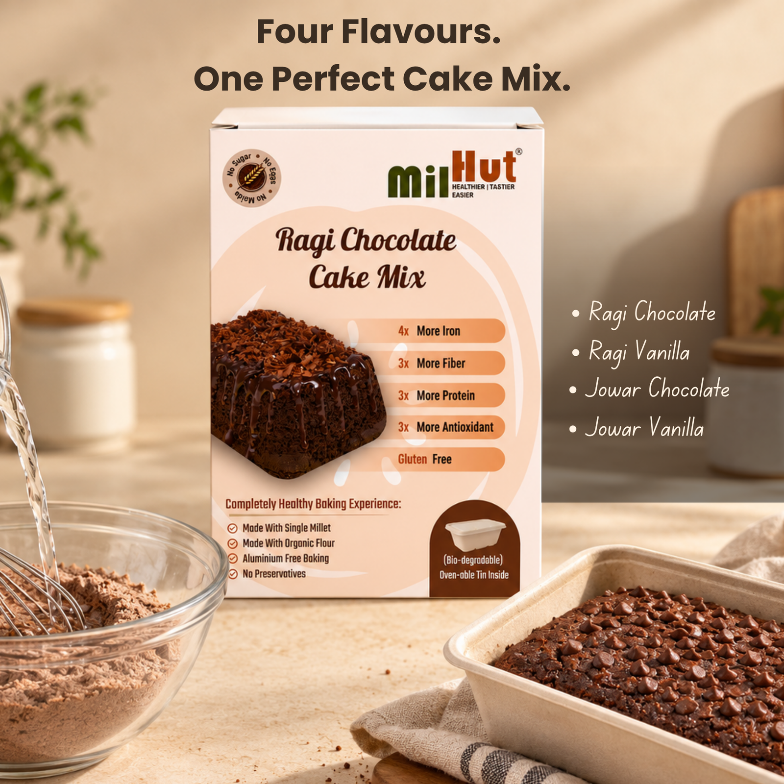Ragi & Jowar in Vanilla & Chocolate flavour